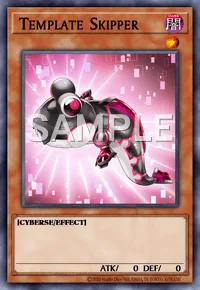 Template Skipper, Yu-Gi-Oh! card, DARK