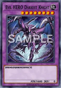 Evil HERO Darkest Knight, Yu-Gi-Oh! card, EARTH