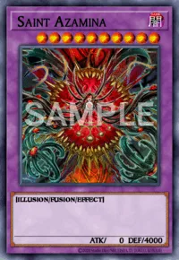 Saint Azamina, Yu-Gi-Oh! card, DARK