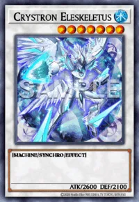 Crystron Eleskeletus, Yu-Gi-Oh! card, WATER