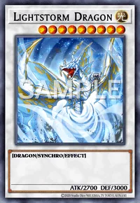 Lightstorm Dragon, Yu-Gi-Oh! card, LIGHT