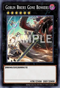 Goblin Bikers Gone Bonkers, Yu-Gi-Oh! card, DARK