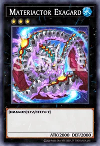 Materiactor Exagard, Yu-Gi-Oh! card, WATER