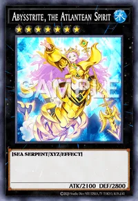 Abysstrite, the Atlantean Spirit, Yu-Gi-Oh! card, WATER
