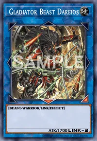 Gladiator Beast Dareios, Yu-Gi-Oh! card, EARTH