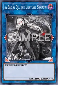 A Bao A Qu, the Lightless Shadow, Yu-Gi-Oh! card, DARK
