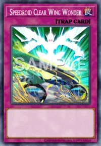 Speedroid Clear Wing Wonder, Yu-Gi-Oh! card, TRAP