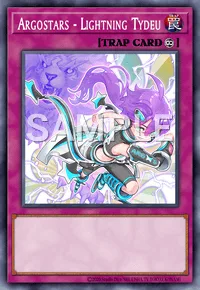 Argostars - Lightning Tydeu, Yu-Gi-Oh! card, TRAP
