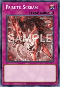 Primite Scream, Yu-Gi-Oh! card, TRAP