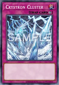 Crystron Cluster, Yu-Gi-Oh! card, TRAP