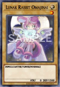 Lunar Rabbit Omajinai, Yu-Gi-Oh! card, LIGHT
