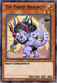 The Fabled Behilmoth, Yu-Gi-Oh! card, LIGHT