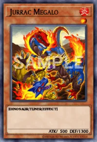 Jurrac Megalo, Yu-Gi-Oh! card, FIRE