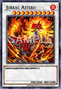 Jurrac Astero, Yu-Gi-Oh! card, FIRE