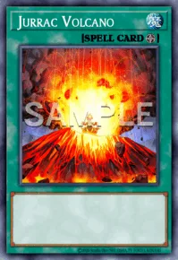 Jurrac Volcano, Yu-Gi-Oh! card, SPELL