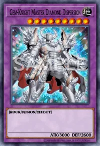 Gem-Knight Master Diamond Dispersion, Yu-Gi-Oh! card, EARTH