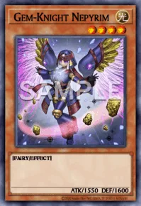 Gem-Knight Nepyrim, Yu-Gi-Oh! card, LIGHT