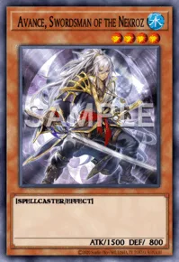 Avance, Swordsman of the Nekroz, Yu-Gi-Oh! card, WATER