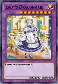 Lady's Dragonmaid, Yu-Gi-Oh! card, LIGHT