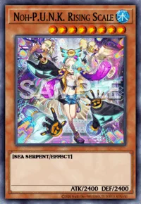 Noh-P.U.N.K. Rising Scale, Yu-Gi-Oh! card, WATER