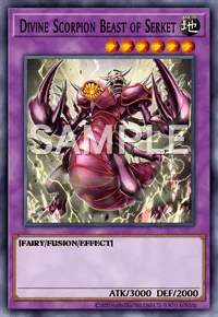 Divine Scorpion Beast of Serket, Yu-Gi-Oh! card, EARTH