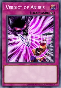 Verdict of Anubis, Yu-Gi-Oh! card, TRAP
