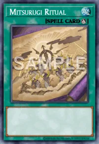 Mitsurugi Ritual, Yu-Gi-Oh! card, SPELL
