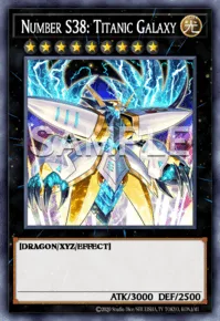Number S38: Titanic Galaxy, Yu-Gi-Oh! card, LIGHT