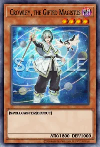 Crowley, the Gifted Magistus, Yu-Gi-Oh! card, DARK