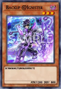 Backup @Ignister, Yu-Gi-Oh! card, DARK