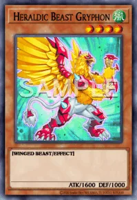 Heraldic Beast Gryphon, Yu-Gi-Oh! card, WIND