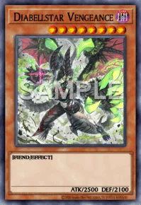 Diabellstar Vengeance, Yu-Gi-Oh! card, DARK