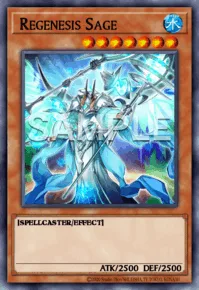 Regenesis Sage, Yu-Gi-Oh! card, WATER