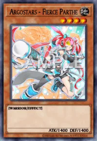 Argostars - Fierce Parthe, Yu-Gi-Oh! card, EARTH