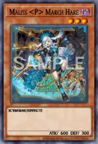 Maliss <P> March Hare, Yu-Gi-Oh! card, DARK