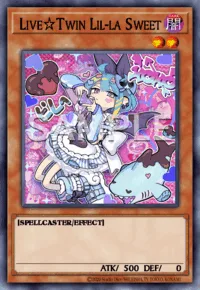 Live☆Twin Lil-la Sweet, Yu-Gi-Oh! card, DARK
