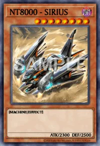 NT8000 - SIRIUS, Yu-Gi-Oh! card, DARK