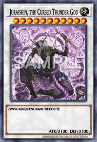 Juraishin, the Cursed Thunder God, Yu-Gi-Oh! card, EARTH