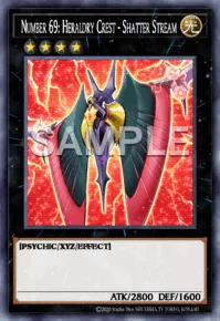 Number 69: Heraldry Crest - Shatter Stream, Yu-Gi-Oh! card, LIGHT