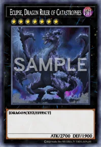 Eclipse, Dragon Ruler of Catastrophes, Yu-Gi-Oh! card, DARK