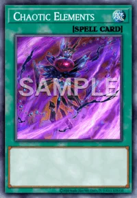 Chaotic Elements, Yu-Gi-Oh! card, SPELL