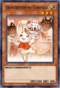 Ukanomitsune-no-Tamayura, Yu-Gi-Oh! card, LIGHT
