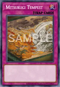 Mitsurugi Tempest, Yu-Gi-Oh! card, TRAP