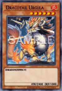 Dracotail Urgula, Yu-Gi-Oh! card, FIRE
