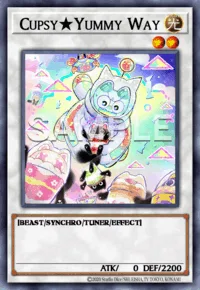 Cupsy★Yummy Way, Yu-Gi-Oh! card, LIGHT