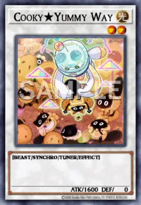 Cooky★Yummy Way, Yu-Gi-Oh! card, LIGHT