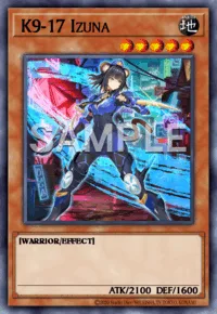K9-17 Izuna, Yu-Gi-Oh! card, EARTH