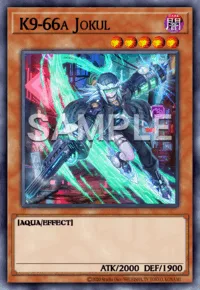 K9-66a Jokul, Yu-Gi-Oh! card, DARK