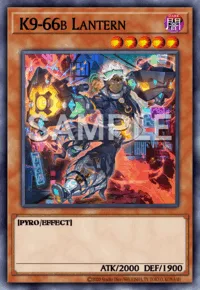 K9-66b Lantern, Yu-Gi-Oh! card, DARK