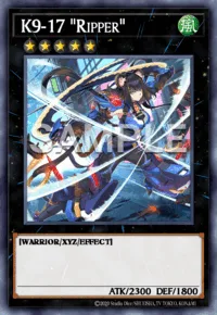 K9-17 "Ripper", Yu-Gi-Oh! card, WIND
